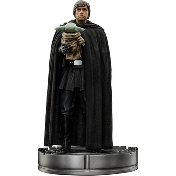 Image 1 of Iron Studios Статуетка Iron Studios Television: The Mandalorian - Luke Skywalker and Grogu, 21 cm (IS95036)