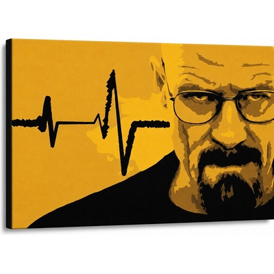 Ručne maľovaný POP Art obraz Breaking Bad - 70x40 cm