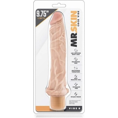 Blush Dr. Skin Cock Vibe 8