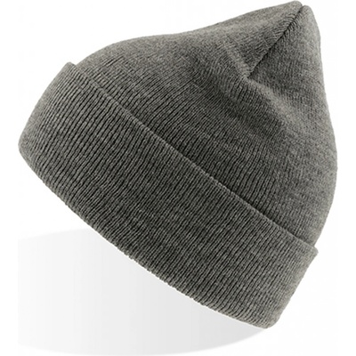 Čepice eko beanie Šedý melír tmavý