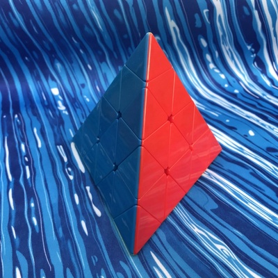 QiYi MoFangGe 4x4x4 Master Pyraminx (QiYi) Stickerless