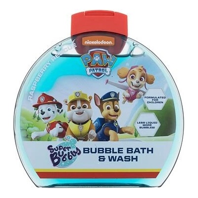 Nickelodeon Paw Patrol Bubble Bath & Wash pena do kúpeľa s vôňou malín 300 ml