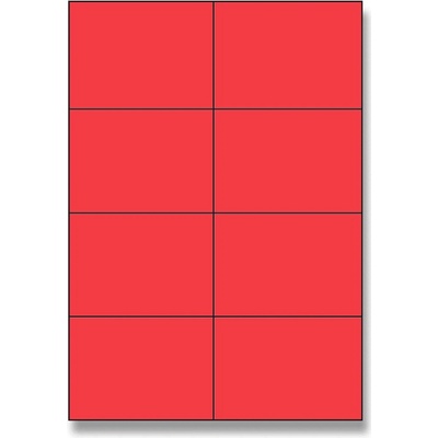 Rayfilm R0122.0931A 105,0 x 74,2 mm 800 etiket červené