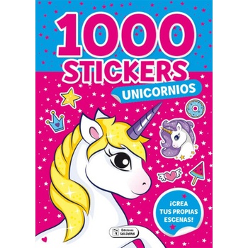 1000 STICKERS UNICORNIOS