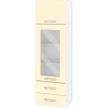 ИРИМ Горен кухненски шкаф Сити БФ-Бежово гланц-05-201 40 см