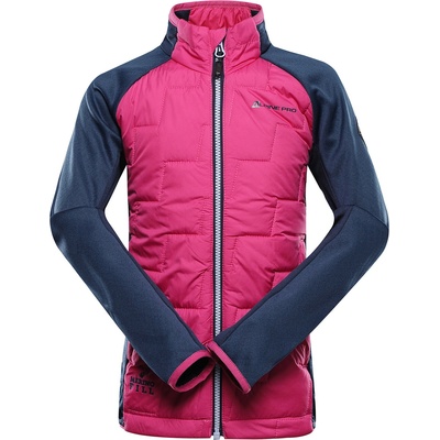 Alpine Pro Детска суитшърт с мерино пълнеж ALPINE PRO JORWO 2 fuchsia fedora ALPINE PRO | Rozov | Момичешки | 116/122
