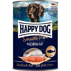 Happy Dog Sensible Pure Norway - консервирана храна със сьомга 6 x 200 г