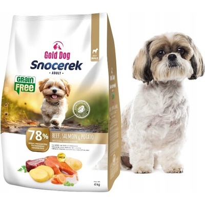Gold Dog malé plemená hovädzie mäso 4 kg