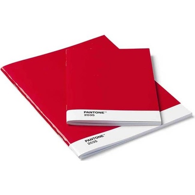 PANTONE Sešit čistý 2ks Červený