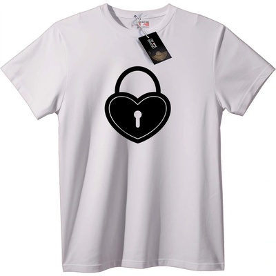 NOONEBRAND Тениска Сърце Катинар - 2XL, White