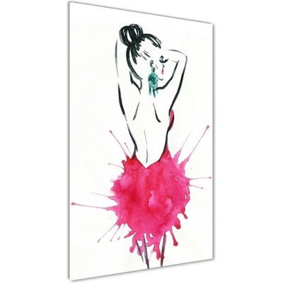 Vertikálny foto obraz sklenený Ilustrácie módy 50x100 cm