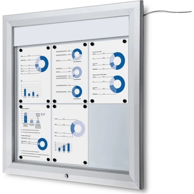 Jansen Display s.r.o. Vonkajšia vitrína SCT6xA4 s LED osvetlením