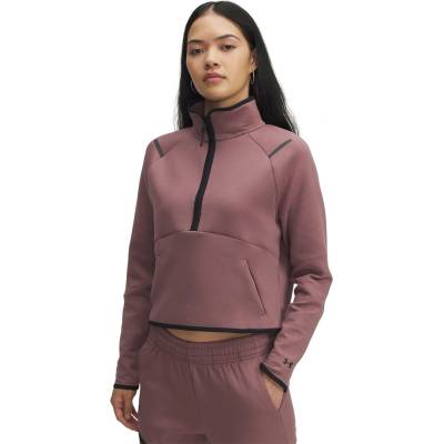 Under Armour Поларена блуза Under Armour Women's Unstoppable 1/4 Zip Fleece - Maroon Mist