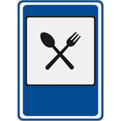 Dopravní značka IJ11a Restaurace