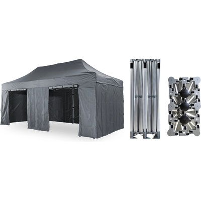 TENTino BIG HEXAGON EXTREME 3x6 m /6 nôh 17A - ANTRACIT