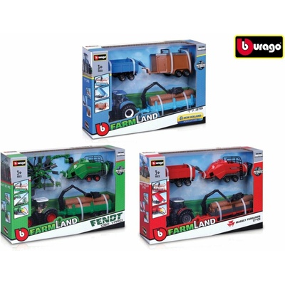 Bburago Farm tractor Gift Set