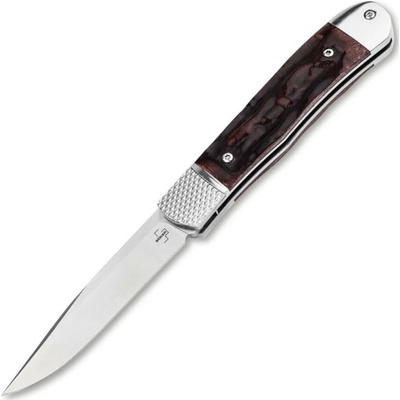 Böker Plus Hidden Release Trapper Appaloosa Bone 01BP0029