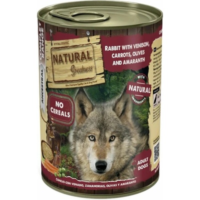 Natural Greatness králík divina mrkev olivy amarant 400 g