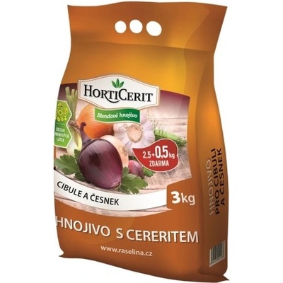 Nohelgarden Hnojivo RAŠELINA HORTICERIT na cibuli a česnek 3 kg