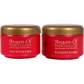 Bio-Vital Set Argan Oil denný a nočný argánový krém proti vráskam 2 x 125 ml darčeková sada