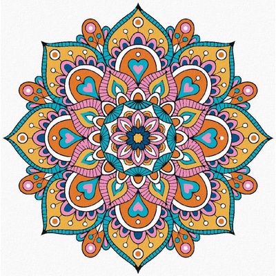 Diamondi Diamantové malování MANDALA III 40 x 50 cm vypnuté plátno na rám