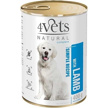4Vets Natural Simple Recipe s jahňacím mäsom 400 g