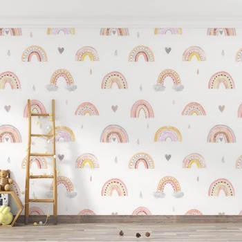 Decono Детски Фототапет Цветни Дъгички