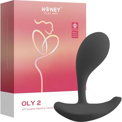 Honey Play Box Oly 2 - умен G-точка и клиторстимулатор (черен)