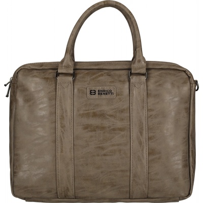 Enrico Benetti Rotterdam 15" Notebook Bag Medium Taupe EB-66691134