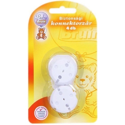 Baby Bruin ochranný kryt do elektrickej zásuvky 4 ks