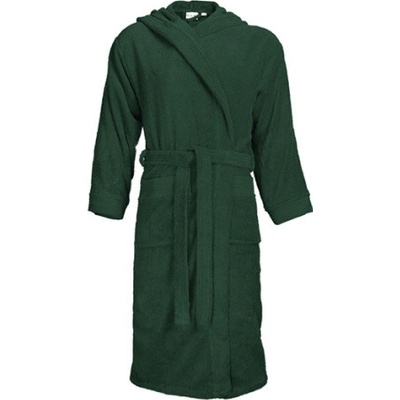 The One Towelling® župan s kapucí T1-BH dark Green