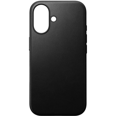 Nomad Гръб Nomad Modern Leather case за iPhone 16 - Черен