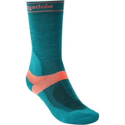 Bridgedale MTB Mid Season Weight T2 Merino Sport Boot dámske ponožky teal