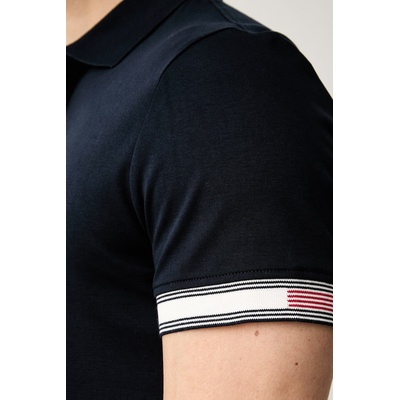 Tommy Hilfiger тениска с яка мъжка от памук (MW0MW43270)