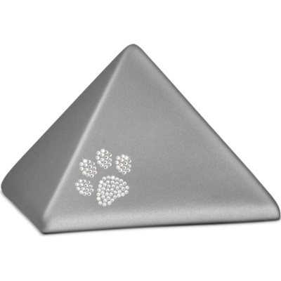 Zvieracia urna Pyramide Paw - Šedá 1,5l