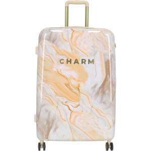 Charm London Пътен куфар Charm London 23169 L Cream Charm London | Bezhov | ЖЕНИ | UNI