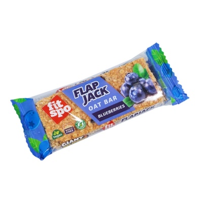 FITSPO Flap Jack Овесен бар с боровинки 90г