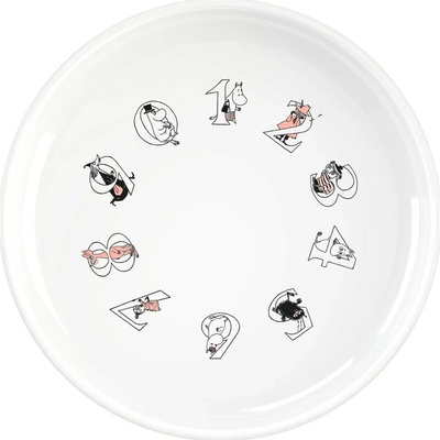 RIG-TIG Plastová miska MOOMIN ABC 15 cm, lososová