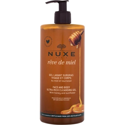NUXE Reve de Miel Face And Body Ultra-Rich Cleansing Gel от NUXE за Жени Душ гел 750мл