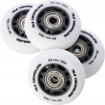 Nils Extreme PU 64 mm 82A s ložisky ABEC 9, 4 ks