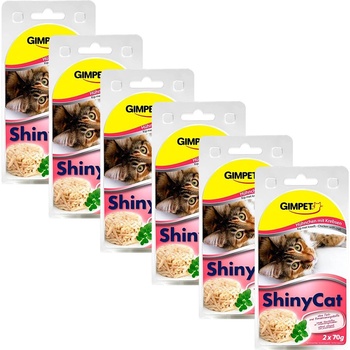 Gimborn GimCat ShinyCat пиле + рак 12 x 70 г