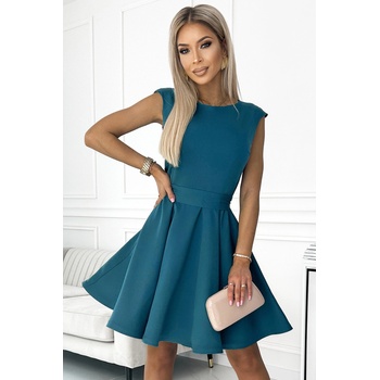 Image 1 of Numoco Елегантна къса рокля в морско син цвят 442-2nmc-2141 - Син, размер s