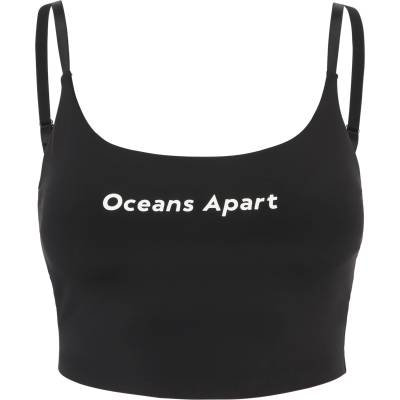 Oceansapart Спортен топ 'Beauty' черно, размер M