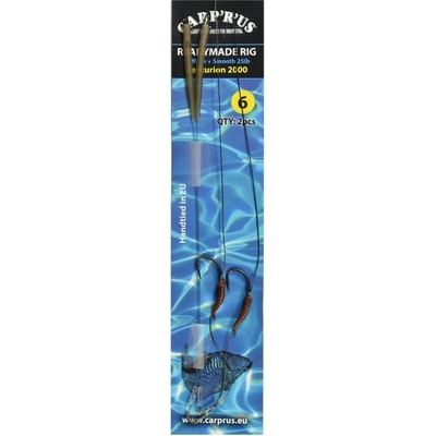 Carp R Us Náväzec Ready Combi Rig Stiff Link Smooth CNT veľ.6 50 lb 2 ks