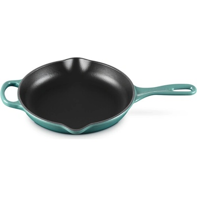 Le Creuset - panvica okrúhla na vyprážanie, servírovanie 23 cm bleu riviera
