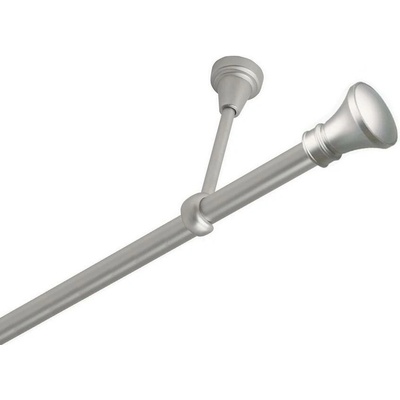 OK-GarnýžeCZ Garnýž kovová jednořadá 19mm Koloseo satina 380 cm do stropu / na tunýlek - bez kroužků