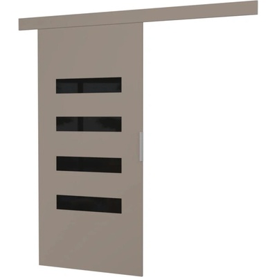 Sconto Posuvné dvere FORLI 96 kašmírová/čierna 96x205 cm