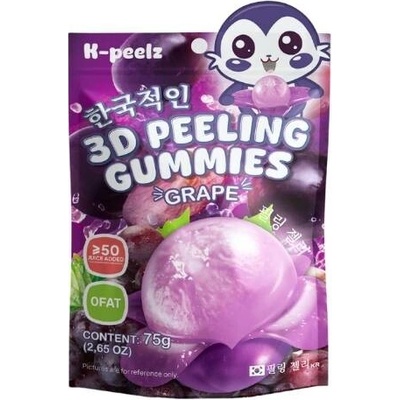 K-Peelz Grape 3D Peeling Gummies 75 g
