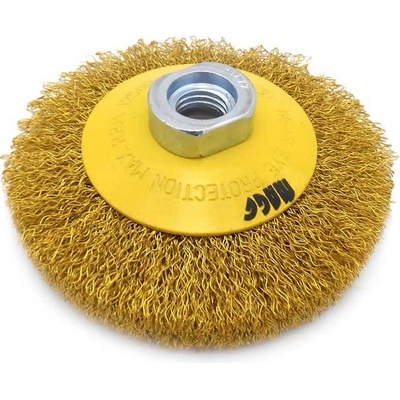Magg 040009 Kartáč miskový 100, vlnitý drát B 0,30, závit M14x2