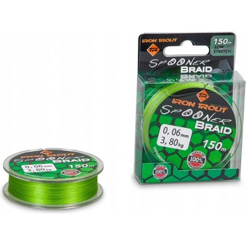 Iron Trout Šnúra Spooner Braid green 150m 0,04mm